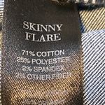 WHBM White House Black Market Skinny Flare Jeans Blue Wash Size 6S Photo 2