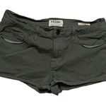 Frame Size 27 Women’s Green Gray SHORT Shorts Le Cutoff Denim London Los Angeles Photo 0