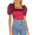 Majorelle  Cruz Bodysuit in Maroon Photo 4