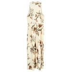 Sachin & Babi Lisandra Satin Crêpe Floral Midi Dress Eggshell Venetia Petals Size 2 Photo 4