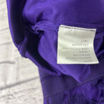 Tadashi Shoji Purple Lace Dark Feminine Sexy Sheath Dress Size 0 Petite Photo 7