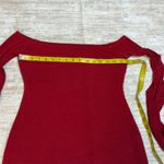 Naked Wardrobe  Women XL Red Long Sleeve Off Shoulder Bodycon Mini Dress Cocktail Photo 1