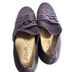 Life Stride Life Strides Soft System Purple Knitted Slip On Lace Up Sneakers Women Size 8 Photo 4
