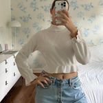 MINKPINK White Sweater Peplum Photo 0