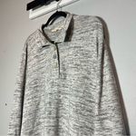 Soft Surroundings  Touchable Henley Sweater Size 2X Tunic Heathered Grey Gray Photo 1