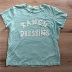 Mother Boxy Goddie Goodie Pocket Tee Ranch Dressing Blue Photo 1