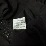 NWOT Elegant‎ Black Sheer Rhinestone Bodysuit XL Photo 6