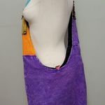 Colorful boho razor cut crossbody sling cotton bag Photo 6