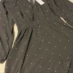 Sage NWT the Label Black Dress with White Stars Photo 2