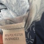 Floral Short Sleeve Women's Dip Dye Blue Henley Top Size 5XL Photo 8