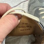 Trask Lena Perforated Camo Suede Sneakers Silver Metallic Mesh Size 10 nwot Photo 4