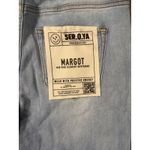 SER.O.YA Margot Mid Rise Slouchy Boyfriend Jeans Coastline Terry NWT Sz 28 Blue Photo 6