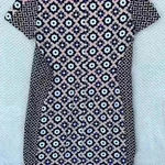 Boden Floral a line dress sz 6 flowers summer office spring business casual Blue Photo 4