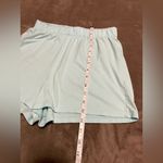 Light Blue Cotton Pull On Comfy Shorts Casual Sleepwear Women’s Sz S EUC Photo 4