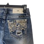 Miss Me  Women's‎ Size 25 Style M3103FA Western Embroidered Skinny Jeans Photo 5