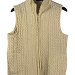 John‎ Branigan Weavers Cable Knit Wool Vest Cream Ivory Aran Style Ireland M Size M Photo 0