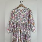 Daughters Of India Kyra Cotton Gauze Mini Dress in Fuchsia Bloom size Large $179 Pink Photo 14