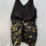 Armani Exchange  Paris Gold Floral Mini Dress nwt Photo 5