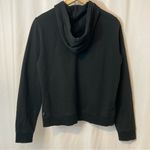 Y2K New York and Company Embroidered Floral Beaded Full Zip Hooded Sweatshirt Black Size L Photo 8