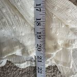 Line and Dot  revolve Kate Chiffon Overlay Top in Ivory blouse size large nwt Photo 14