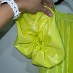 Christopher John Rogers Target Yellow Shimmery Puff Sleeve Volume Dress Size XS Photo 3