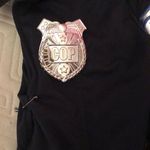 Used / Worn Super Cute Fitted Cop Costume Top Photo 6