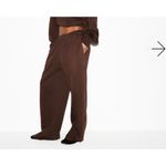 SKIMS  Oversized Straight Leg Pant Espresso New Photo 1