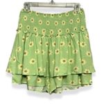 BP Skort Daisy Floral Smocked Waist Tiered Design Lightweight Multicolor M NWOT Photo 1