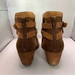 Kork-Ease  Korks Rohit Buckle Strap Ankle Boots SZ 8M Brown Leather Cowgirl Photo 3