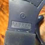 Ralph Lauren Women's Rainboots Navy Blue Short Chelsea Style Size 8 Photo 3