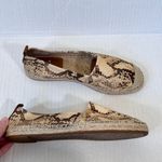 Ralph Lauren Lauren Tan Snake Print Espadrille Sandals Womens 8.5 Beachy Summer Photo 4