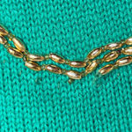 VTG Victoria Harbour Green Beaded Tassel Holiday Sweater Womens M Christmas Glam Size M Photo 8