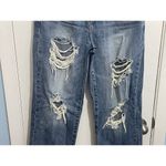 Willow & Root Jeans Size 26 High Rise Vintage Dad Jean Distressed Festival Blue Photo 2