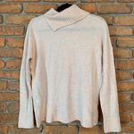 Banana Republic Banana‎ Republic Split Turtleneck Long Sleeve Sweater Light Pink - Size S Photo 1
