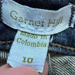 Garnet Hill  Dark Wash Blue Bootcut Cotton Spandex Y2K Tall  Jeans SZ 10 #2022 Photo 6