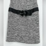 Taboo Mini Dress Off The Shoulder With Belt Grey Black Y2K Women’s Size Large Photo 2