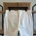 Ann Taylor NWT Mid-Rise The Crop White Woven Career Dress Pant Trouser, 14 Photo 5