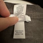 J.Jill V-Neck Linen Cardigan Womens Green Short Sleeve Caraway Sweater Photo 3