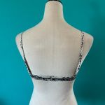 Aerie NWT Snake Bandeau Bikini Top Glacier Gray Swim Surf Pool Beach Size XXS Photo 3