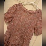 Love Shack Fancy  floral tiered Roth dress revolve M fall summer boho $325 classic Photo 8