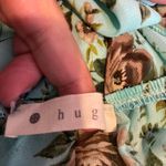 HUG Mint Floral Multicolor Cut Out Bow Detail Back Sleeveless Blouse Women Sz S Photo 6