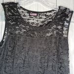 Garage  Black Lace Sleeveless Goth Indie Sleeze Dress Photo 2