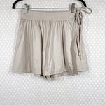 Madewell ‎ MWL Tan Cream Flex Wrap Skort Photo 1