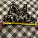 Kona Sol New  Women’s High Neck Bikini Top Black Cream Beige Size XL NWT Photo 10