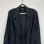 Athleta Endless Primatwill Blazer Jacket Minimalist Open Stretch Black US 20 NWT Photo 7