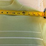 Adidas Green and Cream Crewneck Silk Sweater size M Photo 5