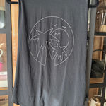 Lululemon  muscle tank top round hem palm tree graphic tee workout performance Photo 0