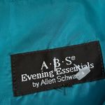 ABS Allen Schwartz ABS by Allen Schwartz Teal Taffeta Bubble Hem Party Dress Size 6 USA Made Retro Photo 4