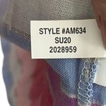 J.Crew  NWT Striped Peasant Blouse Women’s Size XS Pink Tassel Tie Metallic Photo 8