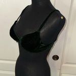 VTG DARK GREEN VELVET PUSH UP BRA Size undefined Photo 2